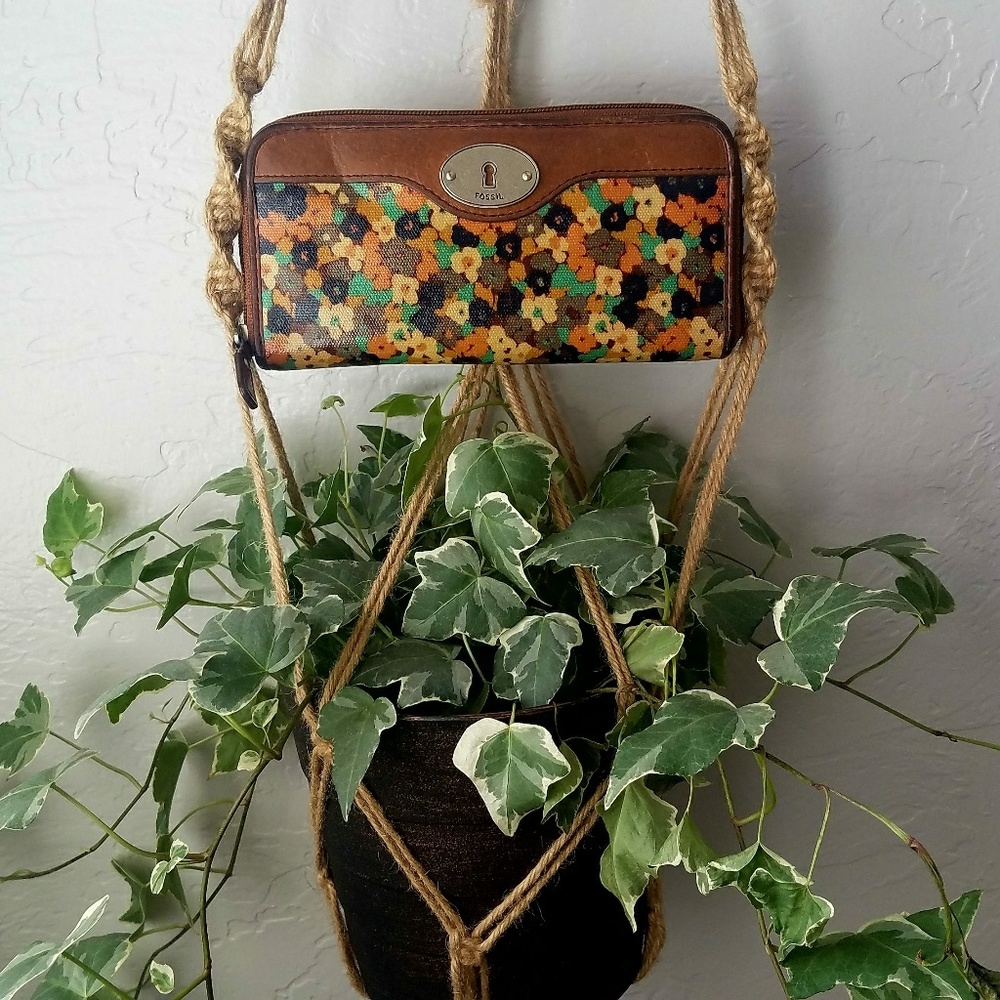 Fossil Key Per Clutch Wallet - Floral